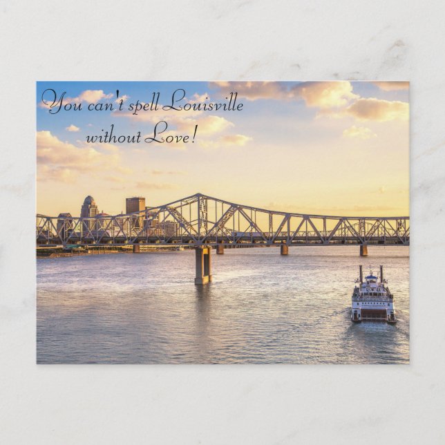 Carte Postale Louisville Skyline et Belle Postcard (Devant)