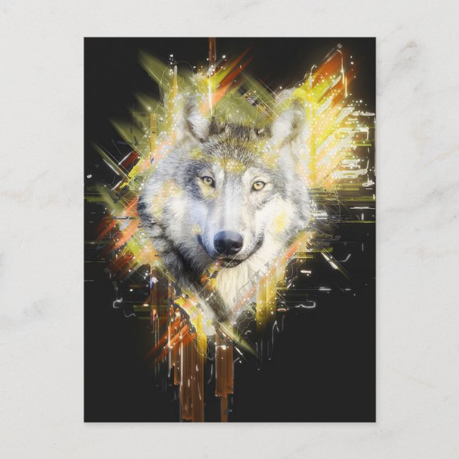 Carte Postale Loup (Devant)