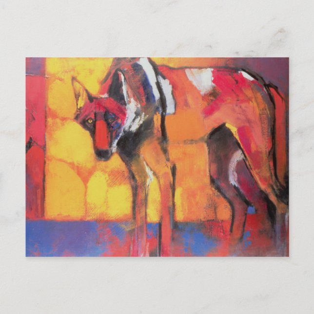 Carte Postale Loup 1996 (Devant)