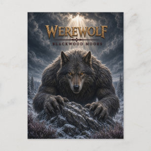 Carte Postale Loup-garou Blackwood Moors Dark Cinéma