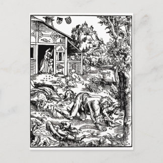 Carte Postale loup-garou-clipart-8