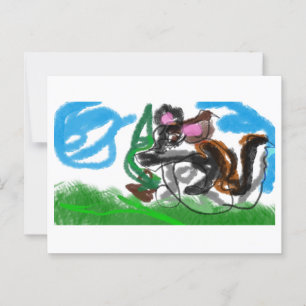 Carte Postale Loup sauvage
