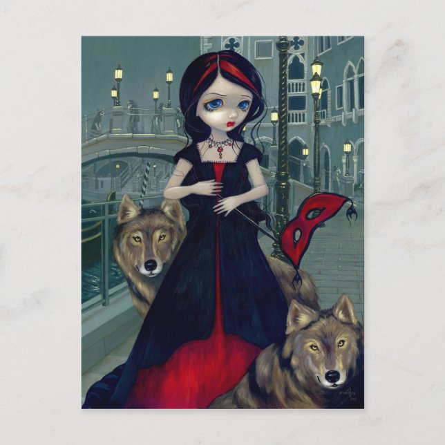 Carte postale "Loups de Venise" (Devant)