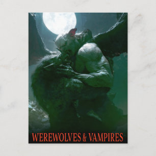 Carte Postale Loups-garous & Vampires - Dominance