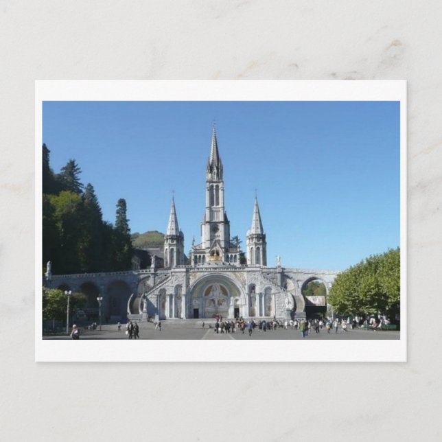 Carte Postale Lourdes - basilique - basilique - France (Devant)