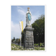 Lourdes - France - statue Sainte-Marie