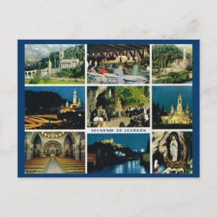 Carte Postale Lourdes, Multiview