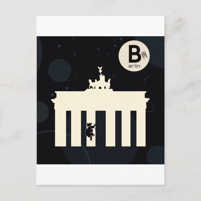 Carte Postale L'Ours de Berlin (Devant)