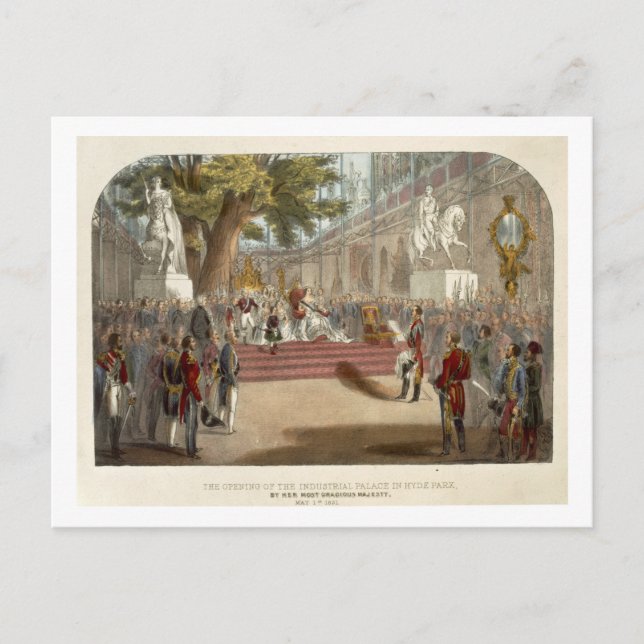 Carte Postale L'ouverture par la reine Victoria de la Pa industr (Devant)