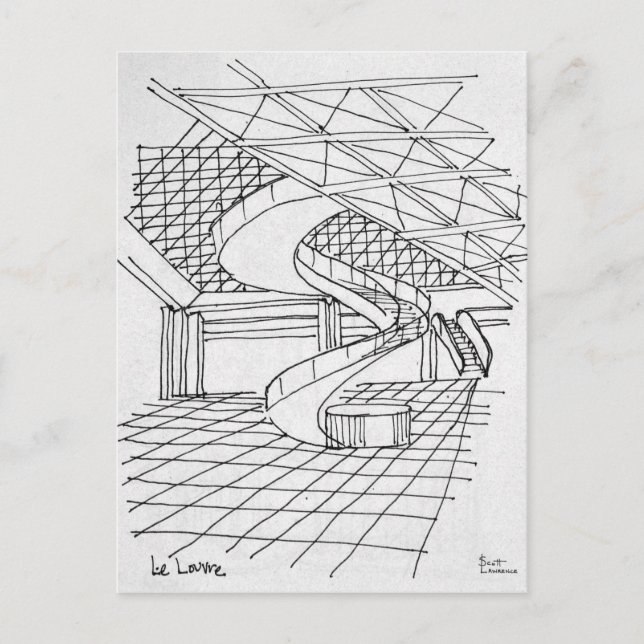 Carte Postale Louvre sous la Pyramide | Paris, France (Devant)
