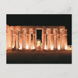 Carte Postale Louxor, Egypte, Temple de Louxor Pillars Hall Monu