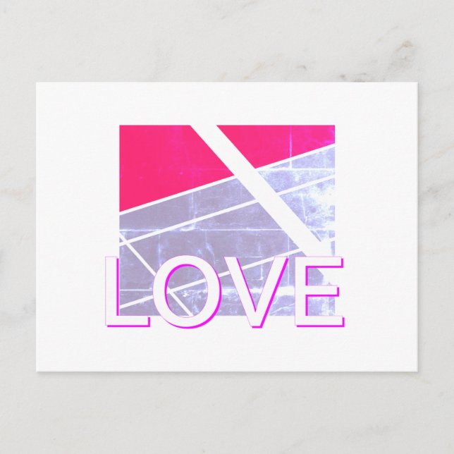 Carte Postale love (Devant)