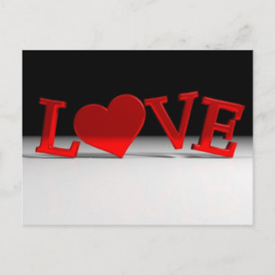 Carte postale Love