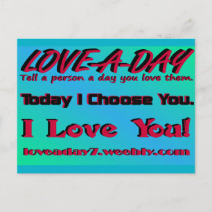 Carte postale Love A Day
