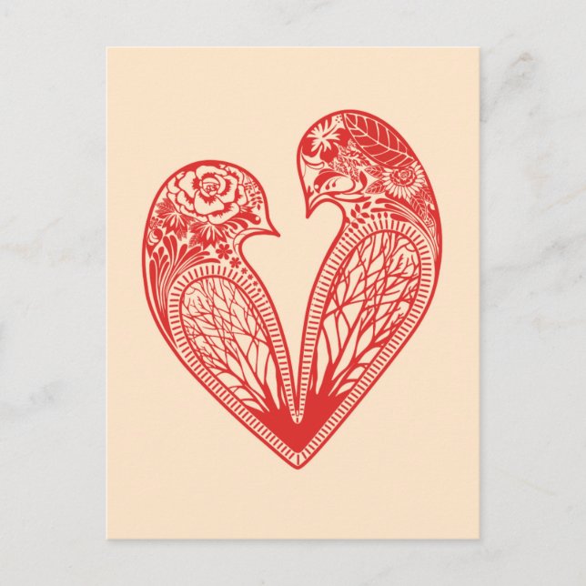 Carte Postale Love Birds (Devant)