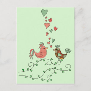 Carte Postale Love Birds