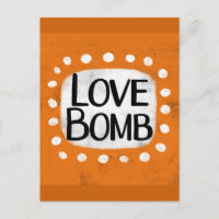 Carte postale Love Bomb