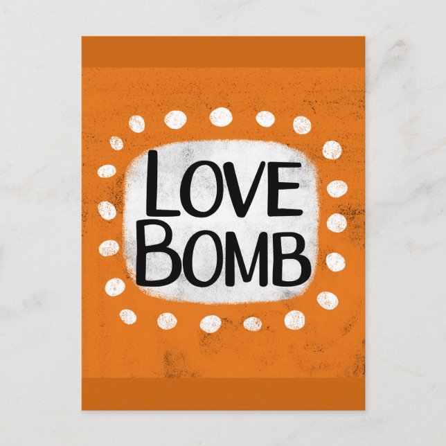 Carte postale Love Bomb (Devant)