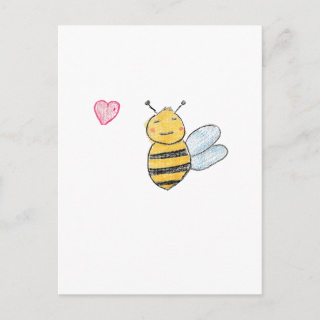 Carte Postale Love Bumblebee (Devant)