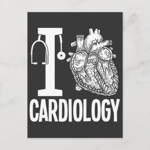 Carte Postale Love Cardiologie Chirurgie cardiaque Cardiologiste