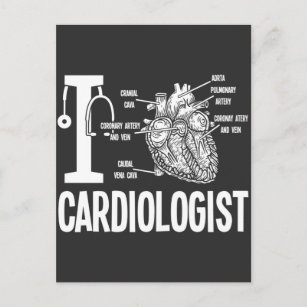 Carte Postale Love Cardiologiste Anatomie cardiaque Cardiologie 