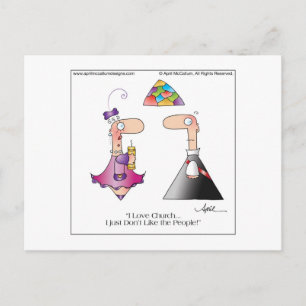 Carte postale LOVE CHURCH par April McCallum