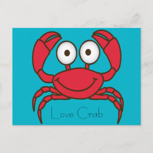 Carte postale Love Crab