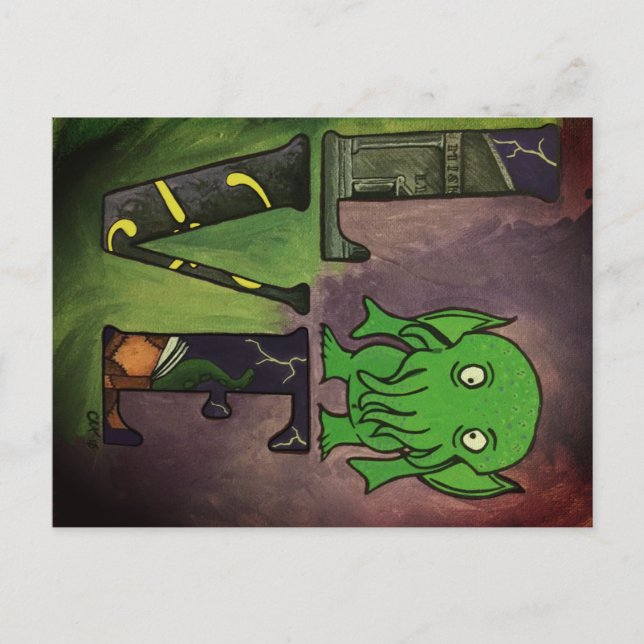 Carte postale Love Cthulhu (Devant)