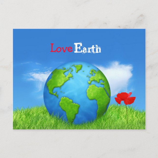 Carte postale Love Earth (Devant)