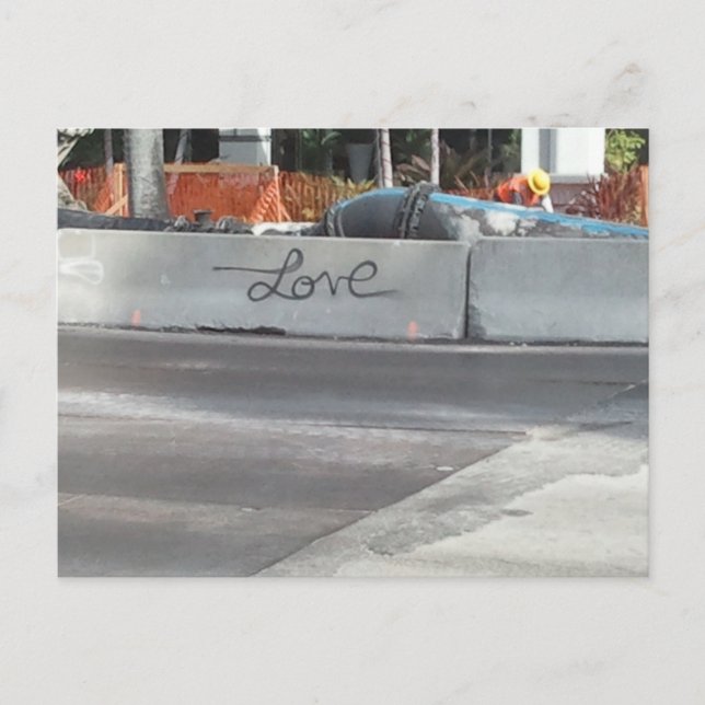 Carte Postale ~Love Graffiti Art~ POSTCARD, CUSTOMISEZ-LE ! (Devant)