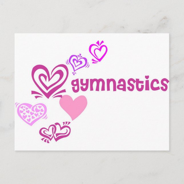 Carte Postale Love Gymnastique (Devant)