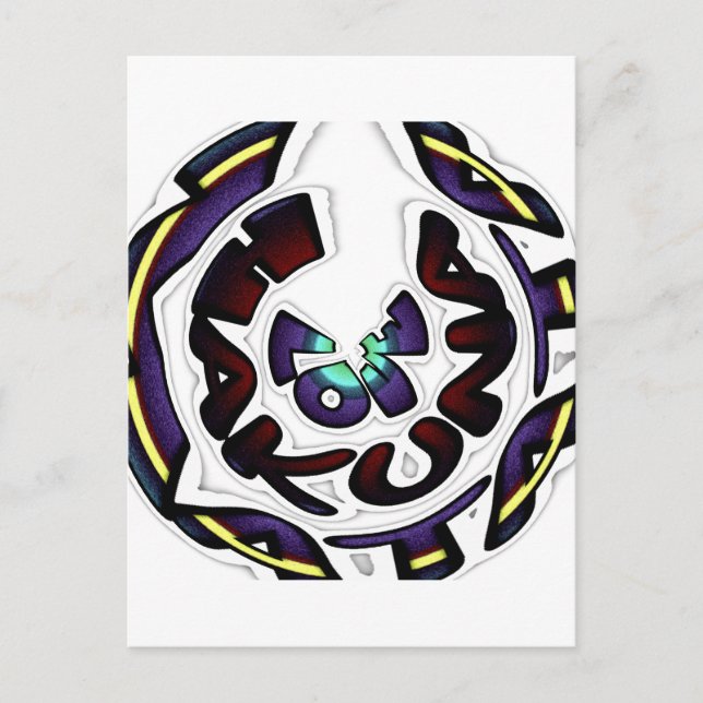 Carte Postale Love Hakuna Matata Art Imprimer (Devant)