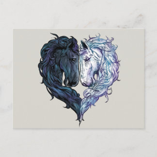 Carte postale Love Horse