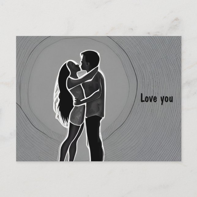Carte postale Love Is Love (Devant)
