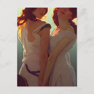 Carte Postale Love Is Love Postcard