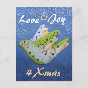 Carte postale Love & Joy 4 Xmas