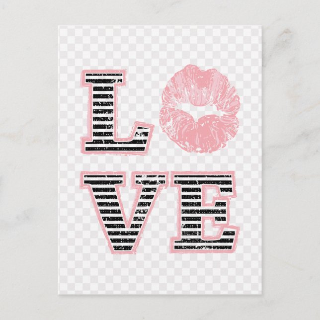 Carte Postale Love Lips (Devant)