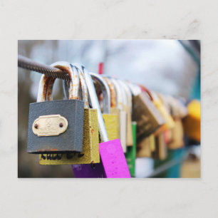 Carte Postale Love Lock Bridge