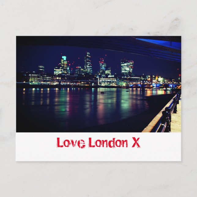 Carte Postale Love London X - City of London Financial District (Devant)