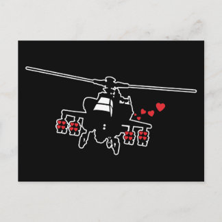 Carte Postale Love Machine Attack Chopper