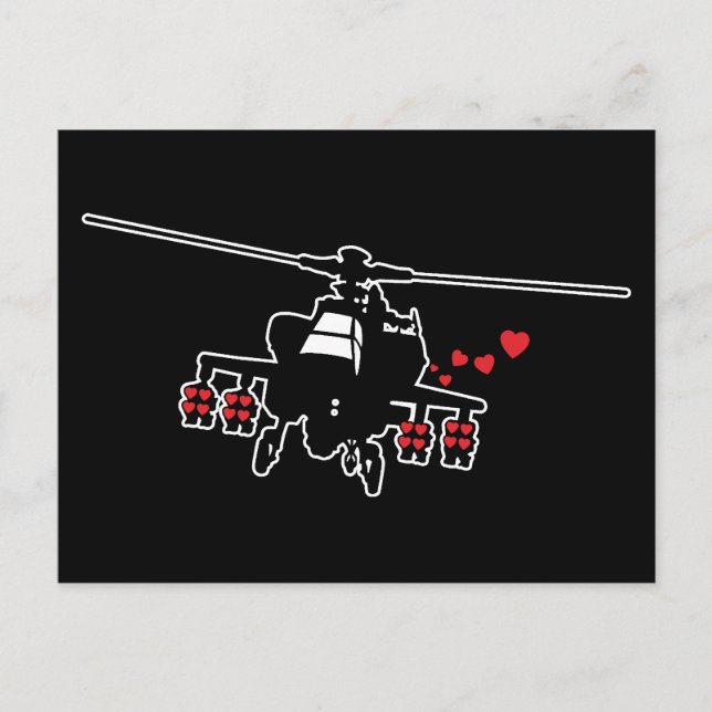 Carte Postale Love Machine Attack Chopper (Devant)