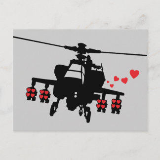 Carte Postale Love Machine Attack Chopper
