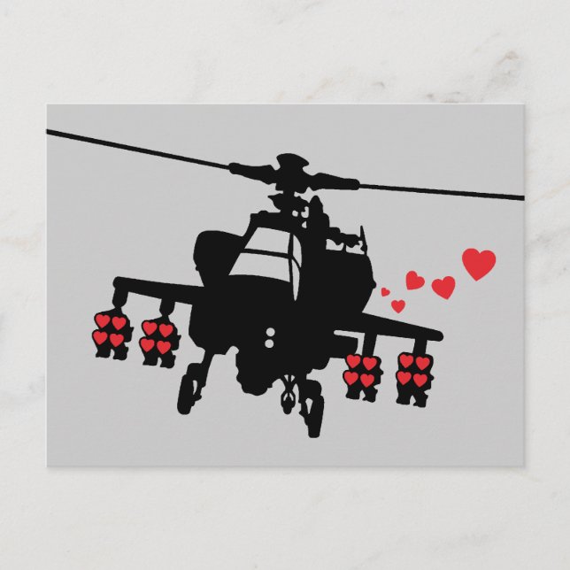 Carte Postale Love Machine Attack Chopper (Devant)