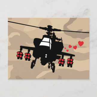 Carte Postale Love Machine Attack Chopper