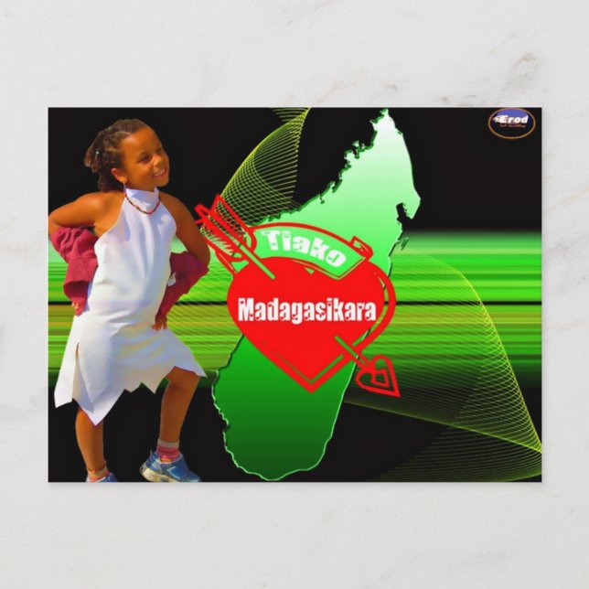 Carte Postale Love Mada (Devant)