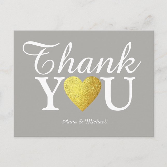 Carte Postale Love & Merci "mariage" (Devant)