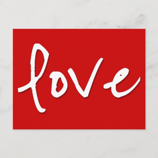 Carte postale Love motivational (Devant)