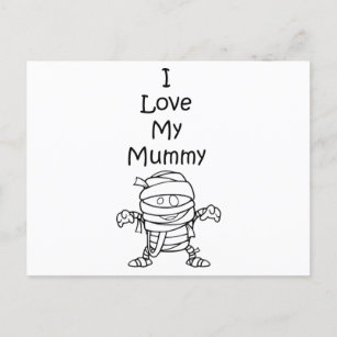 Carte Postale Love My Mummy Joyful Creations