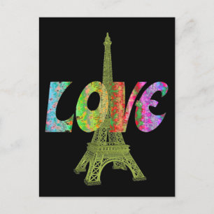 Carte postale Love Paris