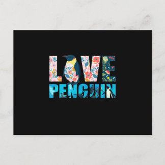 Carte Postale Love Penguin